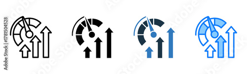 Performance Excellence icon multiple style 