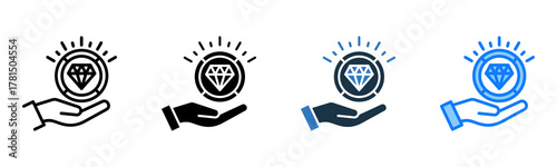 Excellence Model icon multiple style 