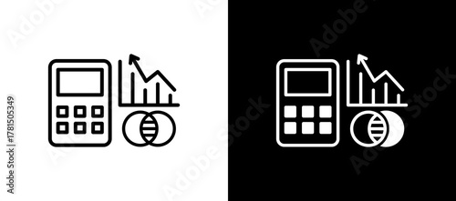 Mathematics multistyle icon