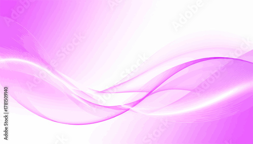 Abstract Purple Waves Background.
