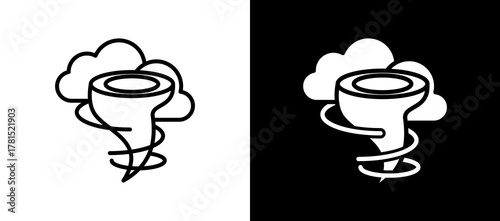 Tornado multistyle icon