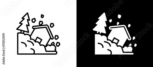 Landslide multistyle icon