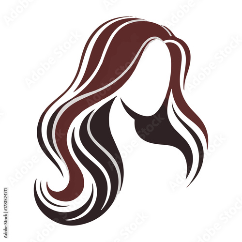 woman with long hair
