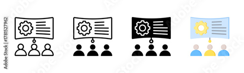 Trainee Icon, Multi Styles Icon Set