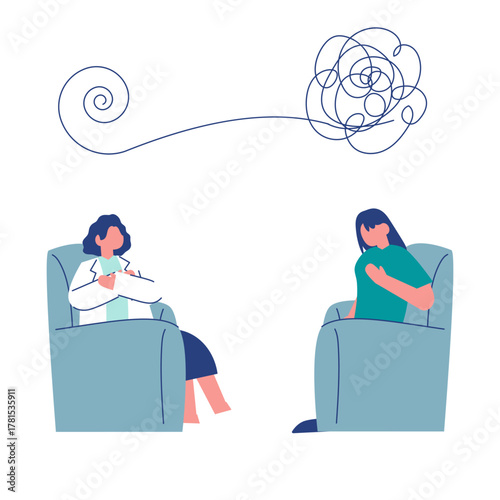 Counseling Session Vector