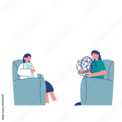 Counseling Session Vector