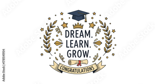 Inspiring call to action for learning and personal development celebration