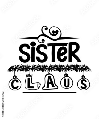 sister claus svg