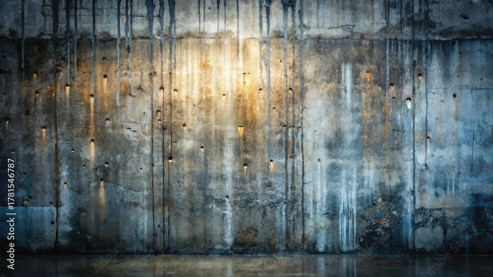 Obraz premium Grunge Concrete Wall Texture Background for Industrial and Urban Design Projects