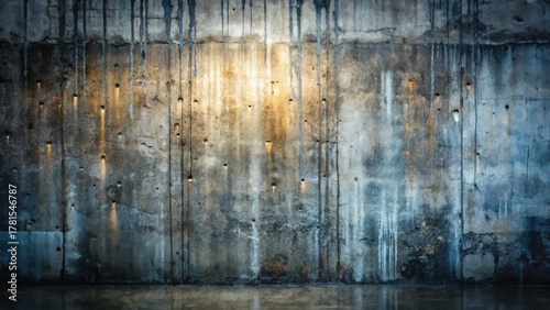 Grunge Concrete Wall Texture Background for Industrial and Urban Design Projects
