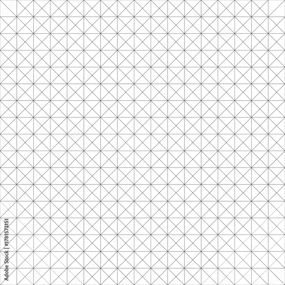 Fototapeta premium Elegant geometric grid pattern background with thin diagonal lines and connected dots. Perfect for technology, architecture, background textures, and digital design projects. 
