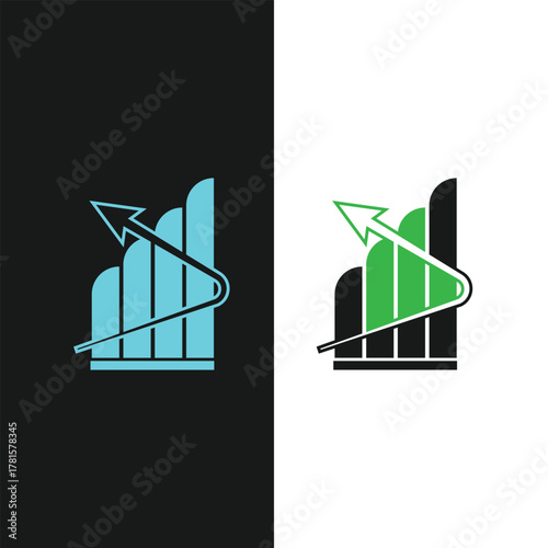 wind turbine on a green background