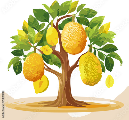 Promoting Ethical Farming Practices: The Image Symbolizes the Bountiful Harvest of a Naturally Growing Tree, Supporting the Narrative of Small-Scale and Sustainable Local Agriculture.