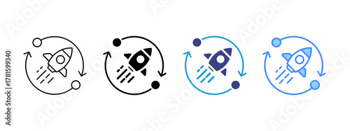 Lean   icon set multiple style collection