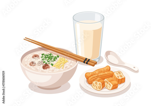 Pastel Geometric Shapes: Abstract Design with Hexagons and Triangles.