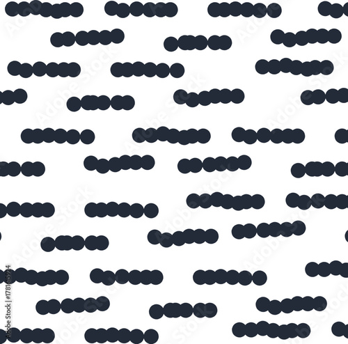 The texture consists of long worms or clusters of connected dots.