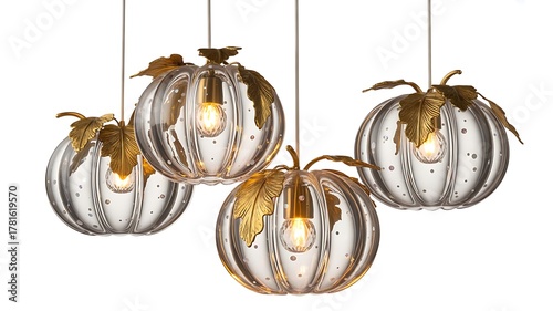 Sweet gradient apple with happy face and fall decor