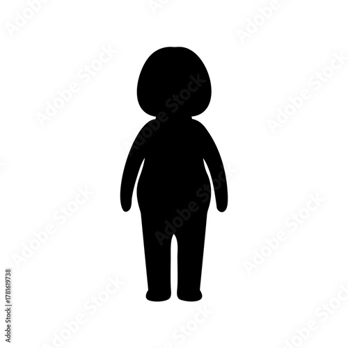 3d man standing on white background