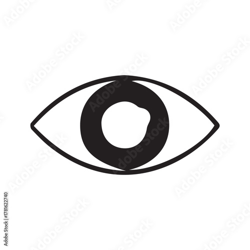 eye icon vector illustration