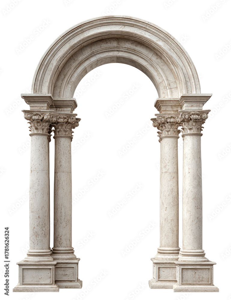 Obraz premium Classical archway with two supporting columns