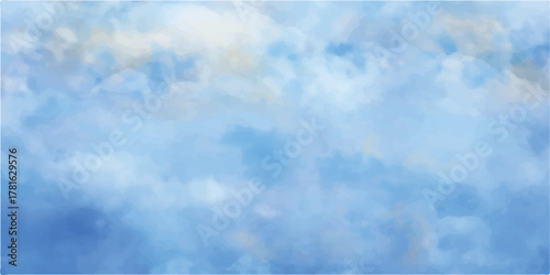 abstract blue sky and clouds background, vibrant clear blue sky with puffy and blurry natural clear clouds, watercolor background concept abstract cloudy sky, Sunset sky and rainy colourfull clouds	