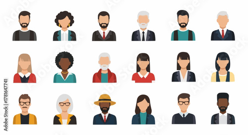 Diverse collection of headshot portraits representing various individuals and professions.