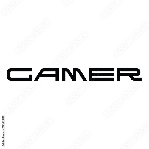 Gamer Typography T-shirt Design