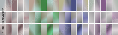 Set of modern abstract backgrounds, various color gradients, original color set