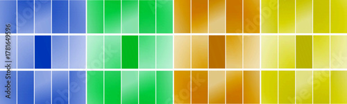 A grid of square gradient swatches in a modern abstract style, a color palette, or a background texture.
The best blurry design for your business. Vector gradient background with beautiful visual effe