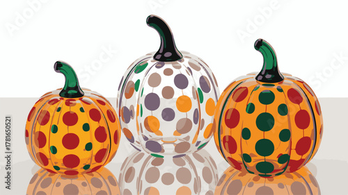 Pumpkin on white background isolated autumn harvest vegetable