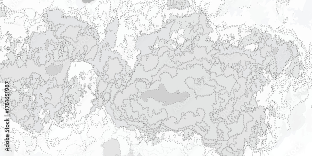 Obraz premium Abstract topographic contour background with dotted line texture in gray shades. Minimal geographic pattern useful for modern map design, digital artwork, or wallpaper.