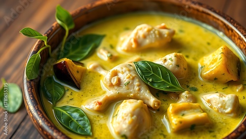 Creamy Coconut Thai Green Curry with Chicken – Steaming Hot and Delicious
