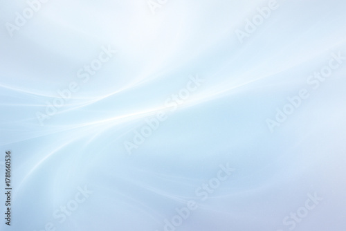 abstract artwork background with smooth, flowing white and pale blue gradients