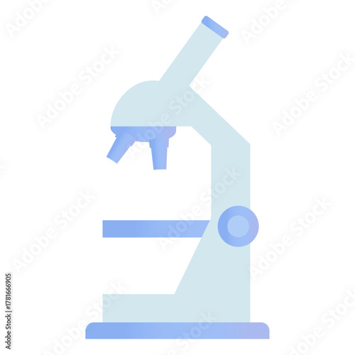 顕微鏡のイラストセット　ベクター素材