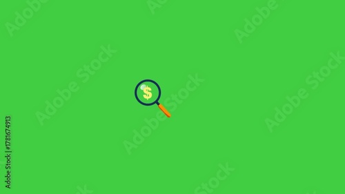 A person searching for dollar bills, representing effort, business challenges, and financial pursuit.
