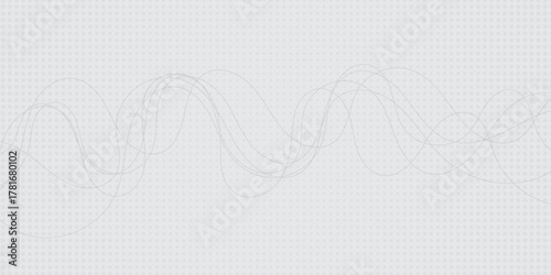Minimalist gray background with flowing wavy lines and backdrops background