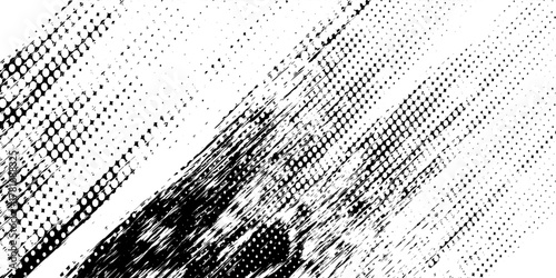 Tire tracks background for rally, drift, motocross, off-road and other auto and motorsport. Black tire marks on a white background with a worn effect and splashes of dirt..