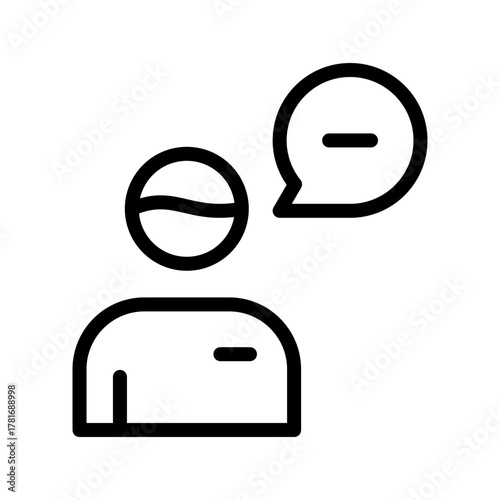 Banned User icon set featuring restricted access, blocked profiles, account suspension, and user prohibition in a clean modern minimal line style