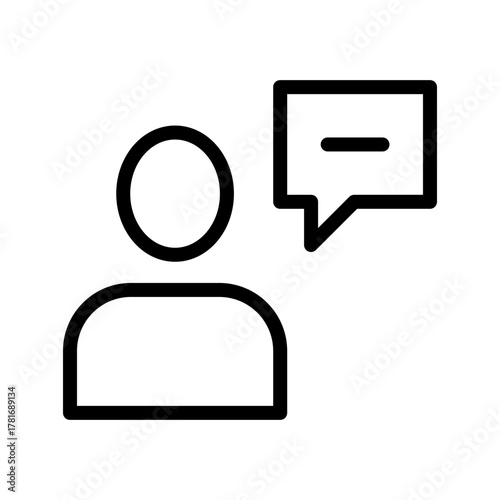 Mute User icon set featuring silenced accounts, restricted communication, audio off, and user sound control in a clean modern minimal line style