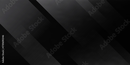 Black abstract geometric background. Modern shape concept.