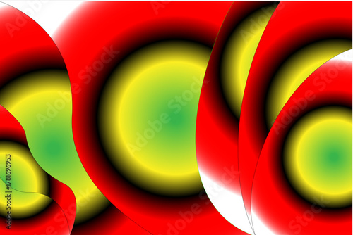 abstract colorful background with circles