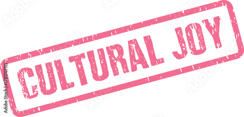 Vibrant Cultural Joy Stamp Expressing Happiness in Diverse Traditions and Festivities