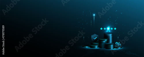 technology background picture Investment concepts, finance, marketing