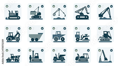 Modular Heavy Machinery Icons
