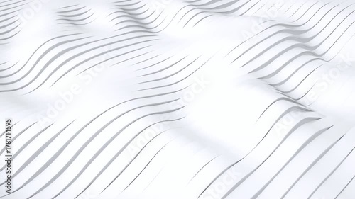 4k abstract wave background with white lines
