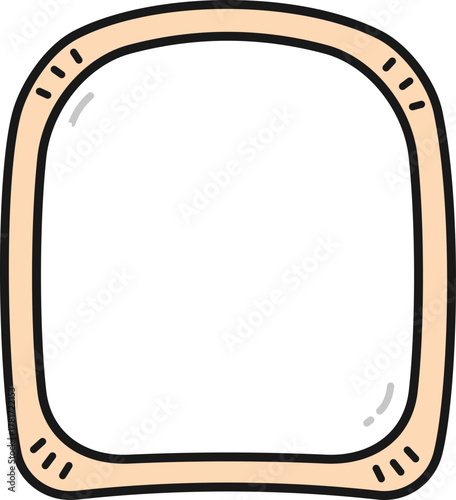 Cute Handdrawn Text Box Border Background