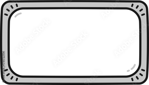 Cute Handdrawn Text Box Border Background