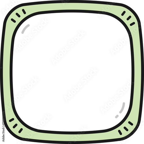 Cute Handdrawn Text Box Border Background