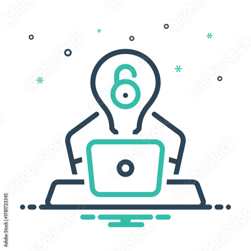 Mix icon for problem solver