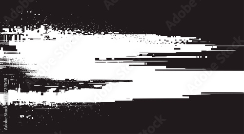 Dark gray white abstract digital distortion vector